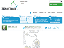 Tablet Screenshot of paroisse.montigny-voisins.fr